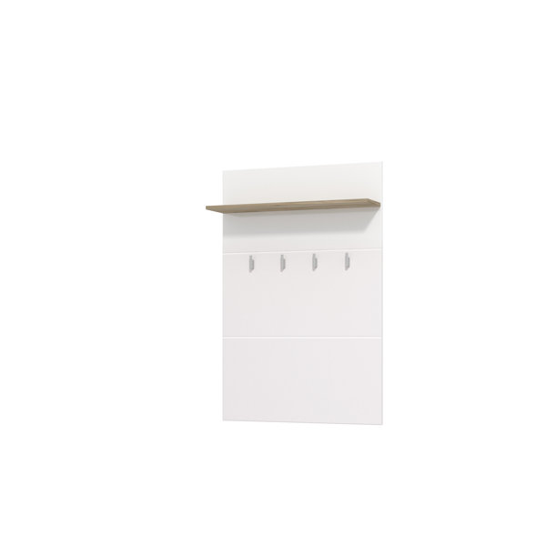 Ebern Designs Jamesa 4 Hook Wall Mounted Coat Rack Wayfair.co.uk